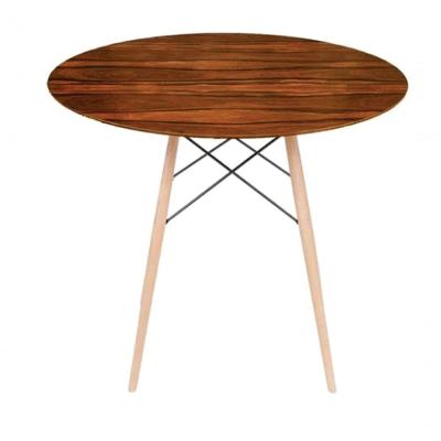 Mesa Eames Eiffel Redonda 80 Cm - Pau Ferro