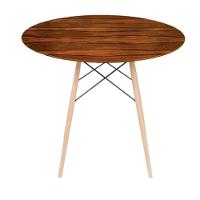 Mesa Eames Eiffel Redonda 70 Cm - Pau Ferro - 1