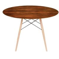 Mesa Eames Eiffel Redonda 110 Cm - Pau Ferro - 1