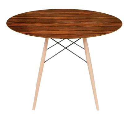Mesa Eames Eiffel Redonda 90 Cm - Pau Ferro