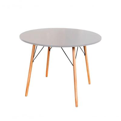 Mesa Eames Eiffel Redonda 100 Cm - Cinza