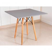 Mesa Eames Eiffel Quadrada 80 Cm - Cinza - 2