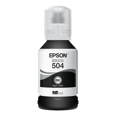 Refil De Tinta Epson T504 Preta T504122-br - T504122-br