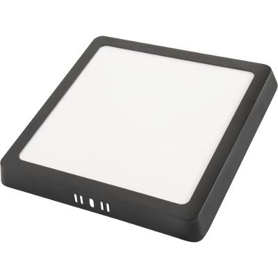 Plafon Fita Led Tramontina Quadrado De Sobrepor Preto 12 W 4000 K 840 Lm Luz Neutra