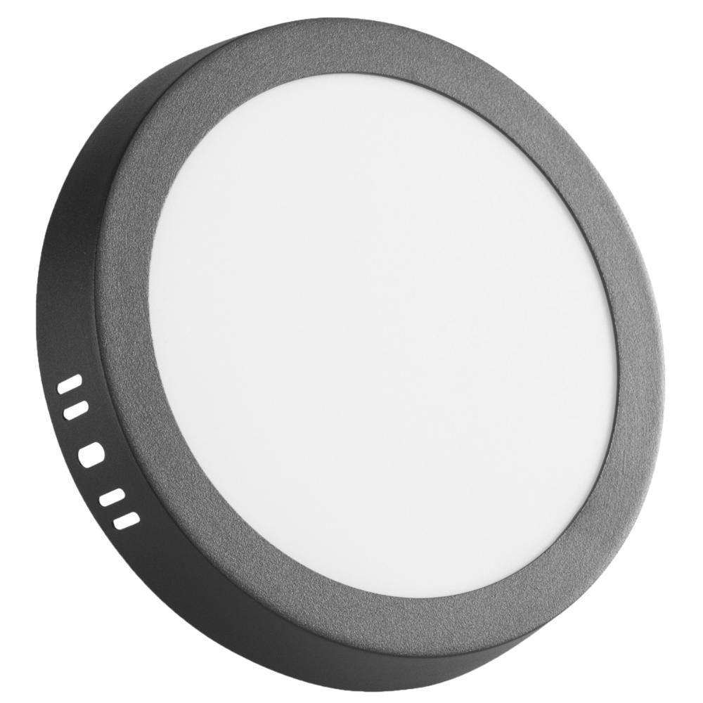 Plafon Fita Led Tramontina Redondo De Sobrepor Preto 12 W 4000 K 840 Lm Luz Neutra - 2