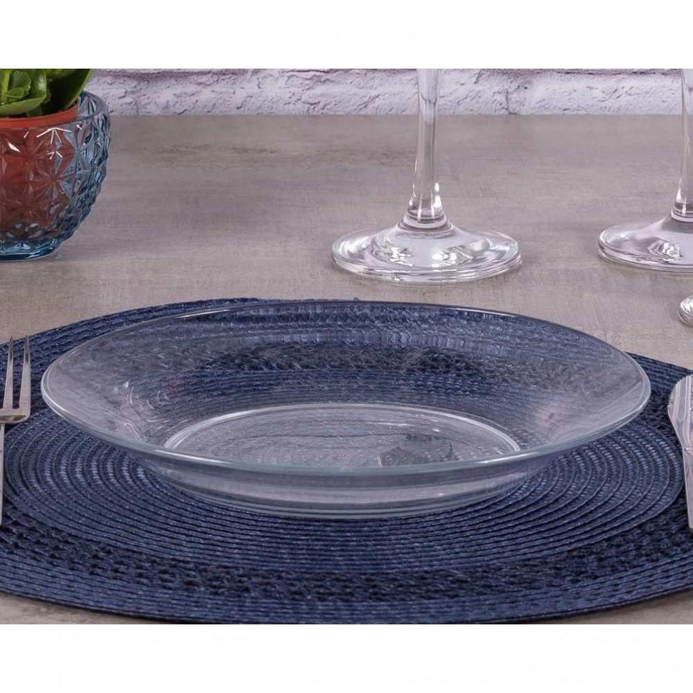 Conjunto 6 Pratos Fundo Astral Vidro Dura Duralex - Nadir - 5