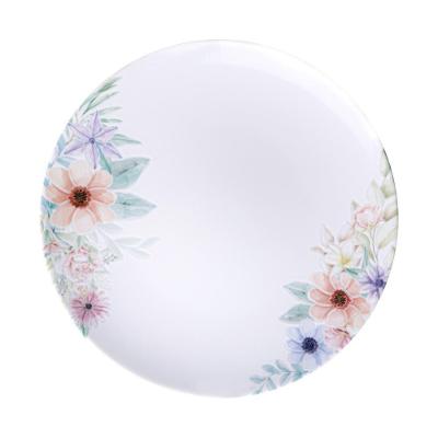 Prato Raso Tramontina Floratta Em Porcelana Decorada 28 Cm