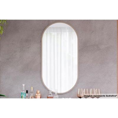 Espelho De Quarto Solteiro Jade Off White - Cimol