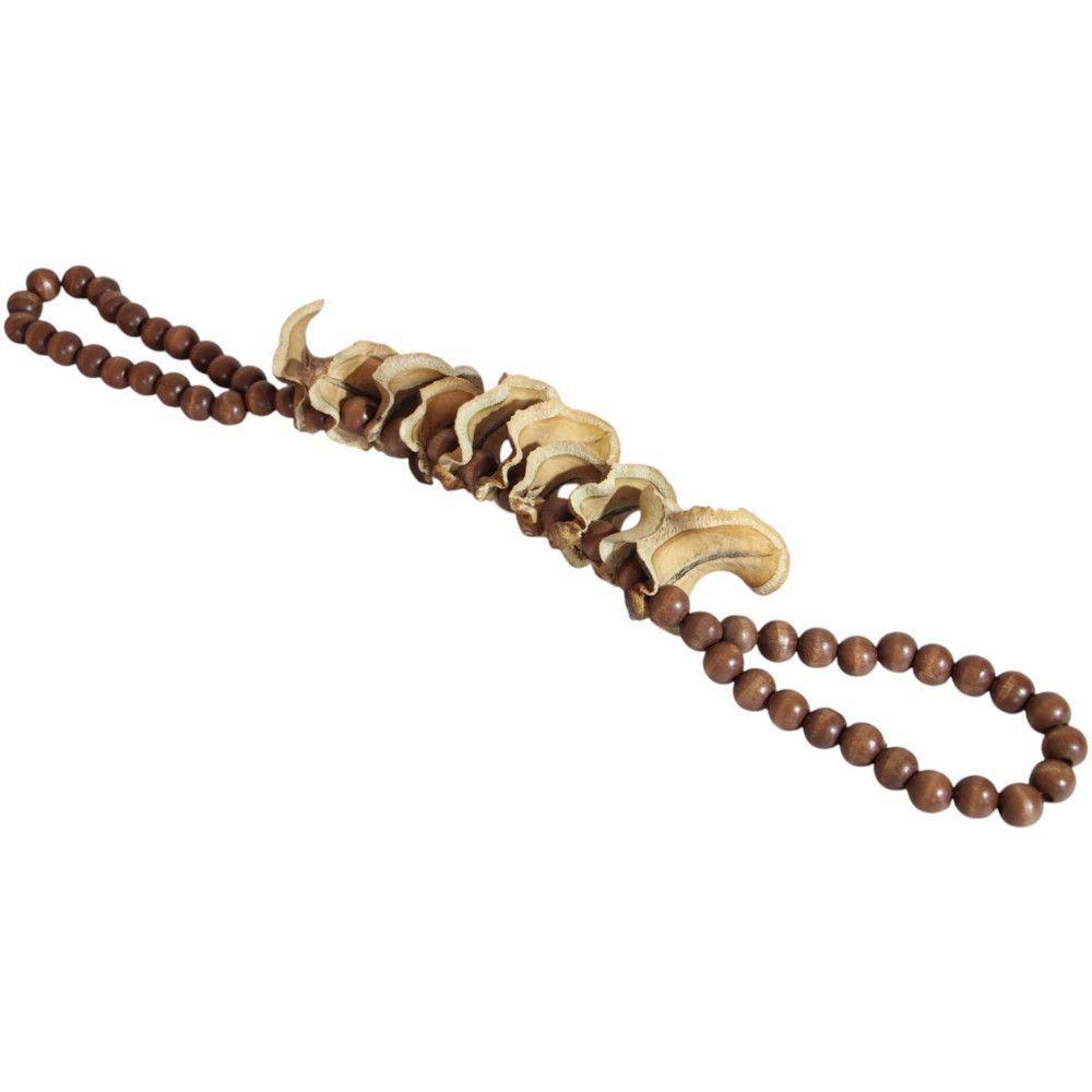 Colar De Mesa Decorativo Cipós 78 Cm Moderna Mobília Marrom / Natural - 2