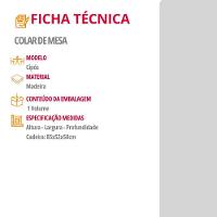 Colar De Mesa Decorativo Cipós 78 Cm Moderna Mobília Marrom / Natural - 5