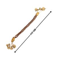 Colar De Mesa Decorativo Naru 117 Cm Moderna Mobília Marrom / Natural - 2