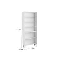 Cozinha Modulada Bertolini Evidence  4 Peças (2 Armários + 1 Balcão + 1 Paneleiro) C4P56 Branco