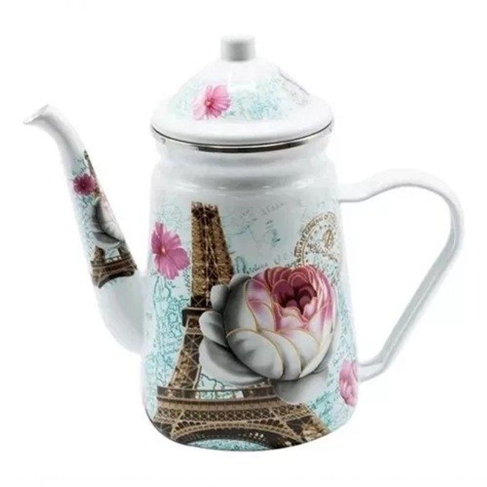 Bule Esmaltado Paris Com Indução A5 1,2L - Casa Dos Fogões - 1