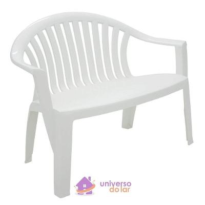 Banco Tramontina Leme Basic Em Polipropileno Branco Tramontina