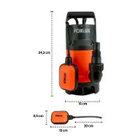 Bomba D'Água Submersível 1CV 750W Foxlux 220V - 5