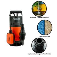 Bomba D'Água Submersível 1CV 750W Foxlux 220V - 7