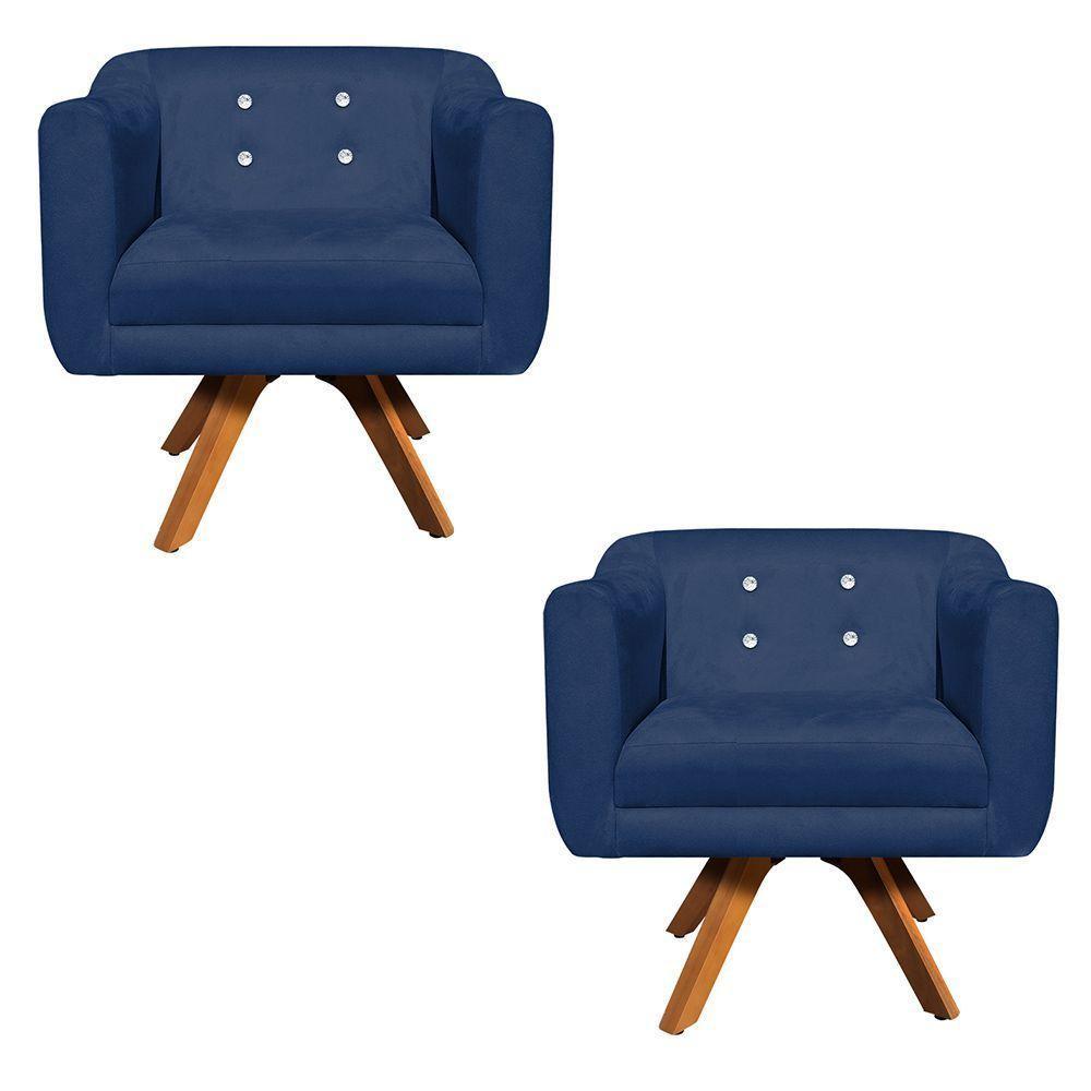 Kit 02 Poltronas Giratória Julia Mm30 - 1