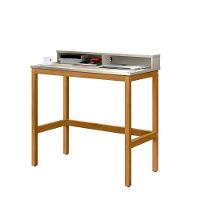 Escrivaninha 2 Nicho Em Mdf Califórnia Off White E Nature 110cm - 1