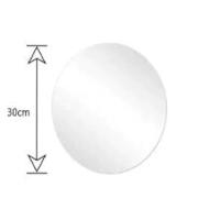 Espelho Redondo Com Led Branco Quente 30x30 Com Fonte Bivolt Amarelo - 2