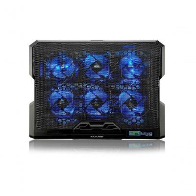 Cooler Para Notebook Com 6 Fans E Led Azul Ac282