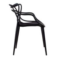 Kit Com 3 Cadeiras Allegra Resistente Design Moderno E Conforto Para Sala, Escritório E área Externa