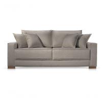 Sofá 2 Lugares Fixo Living Hotello Linho Cinza 07t 1,8m - 4