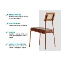 Cadeira De Cozinha 1741 Kit 4 Uni Preto Grafite Preto - 3