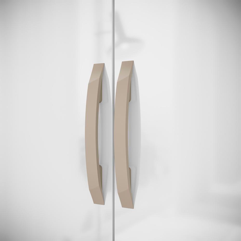 Armario Multiuso 2 Portas 170 Cm Mdp Lara Mu019 Neve Mxm - 3