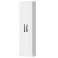 Armario Multiuso 2 Portas 170 Cm Mdp Lara Mu019 Neve Mxm - 1