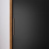 Guarda Roupa Casal 2p Correr Mdf 244 Cm Rd024 Nero Mxm Nero