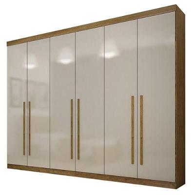 Guarda Roupa Casal 6 Portas 4 Gavetas Uberaba-frejó-off White Star Móveis