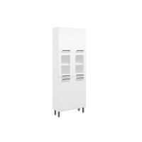 Cristaleira De Cozinha Paneleiro Múltipla 6037 Com 6 Portas 2 Com Vidro 70cm Branco Bertolini - 1