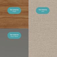 Armário De Cozinha Completa C Balcão Milla Bloom Carraro Nogal Cinza Titânio - 8