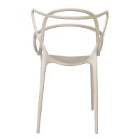 Kit 4 Cadeiras Empilhável Inmetro Aviv Master Allegra Fratini Polipropileno Fendi Suporta 182kg - 5