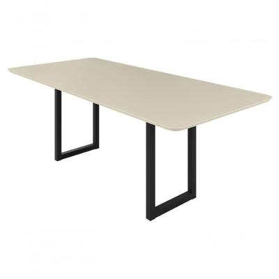 Mesa Para área Gourmet Com Vidro - Itália-1,60x0,90m - Paonanda Decor