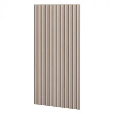 Painel Ripado De Madeira Para Sala Quarto 89x183cm Bairon D03 Fendi - Lyam Decor