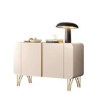 Aparador Buffet Sala Benvenuto Com 2 Portas E Pés Em Aço Off White - 2