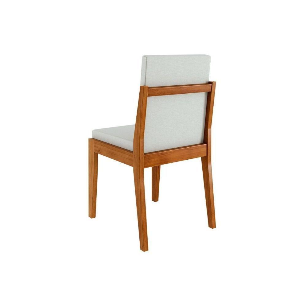 Cadeira Sala De Jantar Lady Kit 6 Uni Natural - Nesher - 6