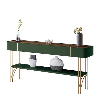 Aparador Buffet Vivant Com Pés Em Aço Verde Pistache/castanho Verde Pistache/castanho