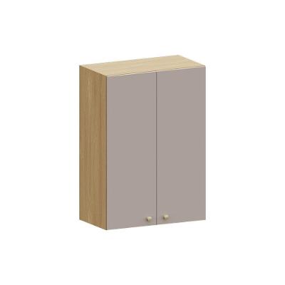 Armário Aéreo 60cm 2 Pts Elegance Luciane Móveis Freijó/cinammon