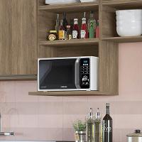 Armario Aereo Nicho Microondas 60 Cm Maxxi G738 Kappesberg Nogal - 6