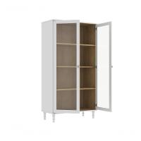 Aparador 2 Gavetas 2 Portas + Cristaleira Ditália 2 Portas R-629 E-957 Branco - 7