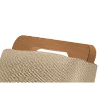 Kit 2 Cadeiras Sala Jantar Athenas 2 Un Madeira Capuccino-suede Grafite - Rufato