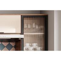 Kit Cozinha Modulada 5 Peças Alpha 2 Aéreos + 1 Balcão + 1 Paneleiro + 1 Torre quente C5p106 Freijo/off White - Carraro - 7