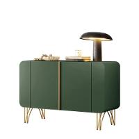 Aparador Buffet Sala Benvenuto Com 2 Portas E Pés Em Aço Verde Pistache - 2
