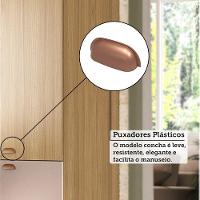 Paneleiro Duplo 70cm 4 Portas Classic Luciane Móveis Freijó/freijó Brasil/petala Rosa - 6