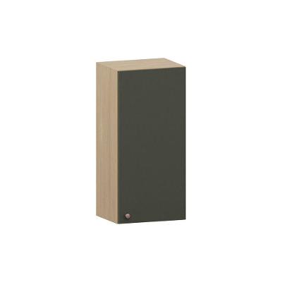 Armário Aéreo De Cozinha 40cm 1 Porta Classic Luciane Móveis Freijó/verde Amalfi