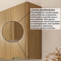 Armário Aéreo Para Cozinha 80cm 2 Portas Lúmina Luciane Móve Freijó/freijó - 5