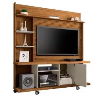 Estante Home Theater Para Tv Até 47 Pol. Taurus Cinamomo-off White-ripado - Bechara - 5