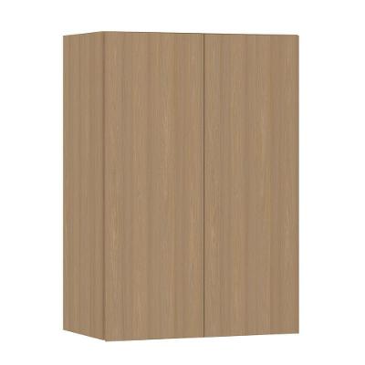 Armário Aéreo 60cm 2 Portas Slim Luciane Móveis Freijó/freijó Brasil